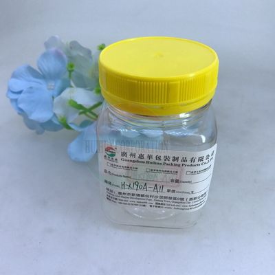 Geniş Ağız İstiflenebilir Kookie Food 225ml Kare Şeffaf Plastik Kavrama Kavanozları