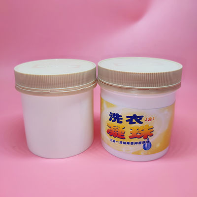 Wholesale White HDPE Plastic Protein Powder Jar Container With Custom Logo Printing Empty Supplement Bottle